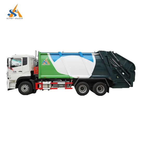 Mini camion della spazzatura del compattatore Dongfeng 18cbm 20cbm, camion della spazzatura di compressione/nuovo compattatore Dongfeng CNG 4*2 6*4 compattatore del camion della spazzatura della compattazione