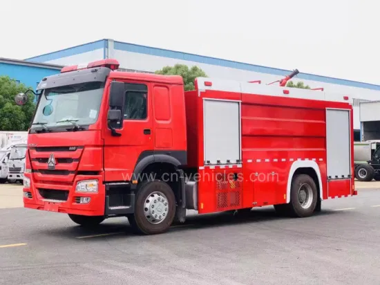 Camion da caccia di combattimento del motore di salvataggio antincendio del serbatoio dell'acqua della schiuma di WHOO 6X4